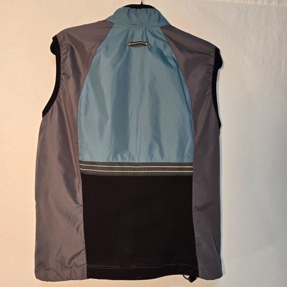 Vintage NIKE Gorpcore Y2K Retro UNISEX Reflective Green/Gray Zip Up Vest Size M. - Picture 2 of 16